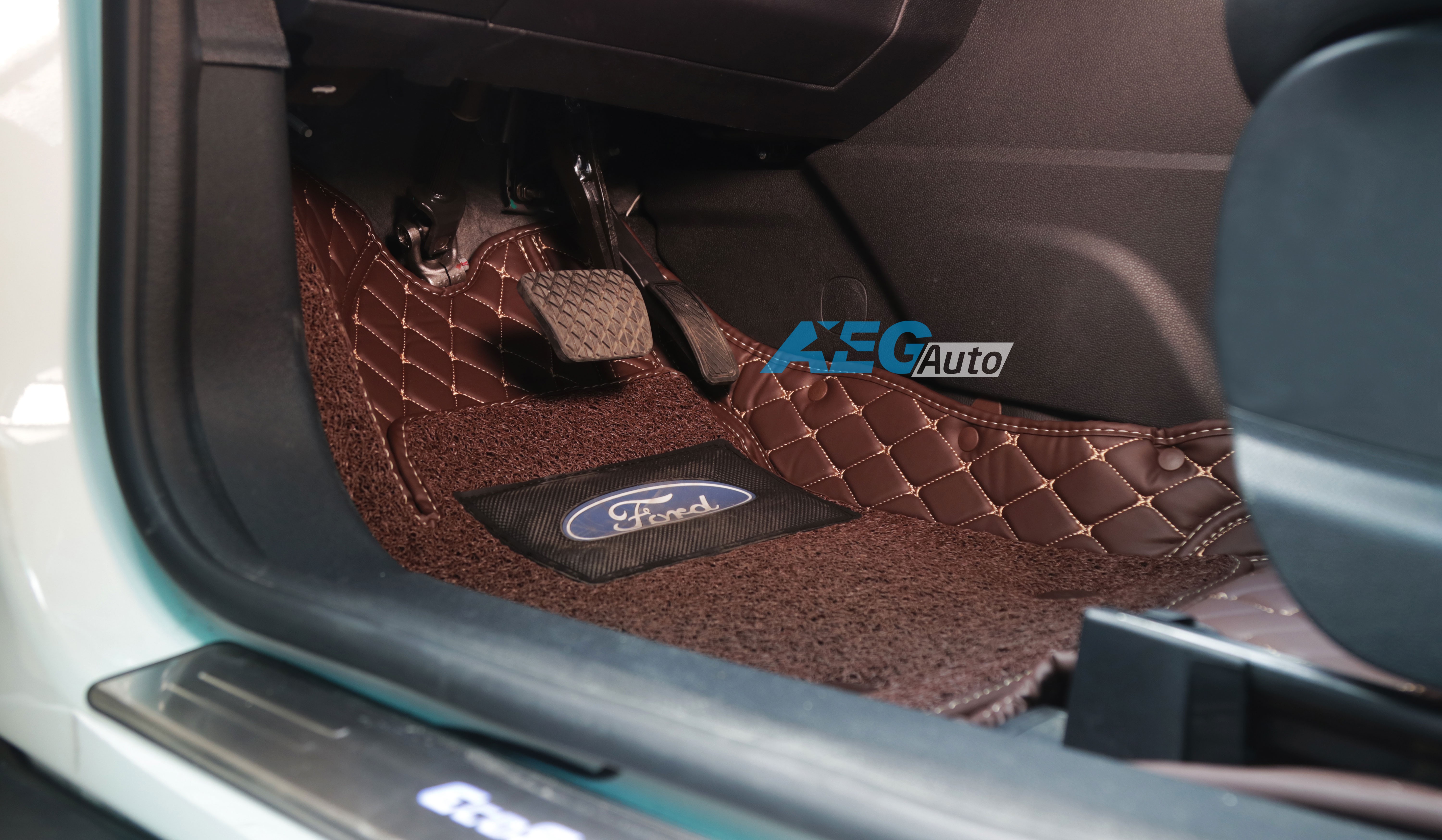 Thảm lót sàn oto 6D xe Ford Ecosport - Thảm sàn ô tô cao cấp AEGAuto