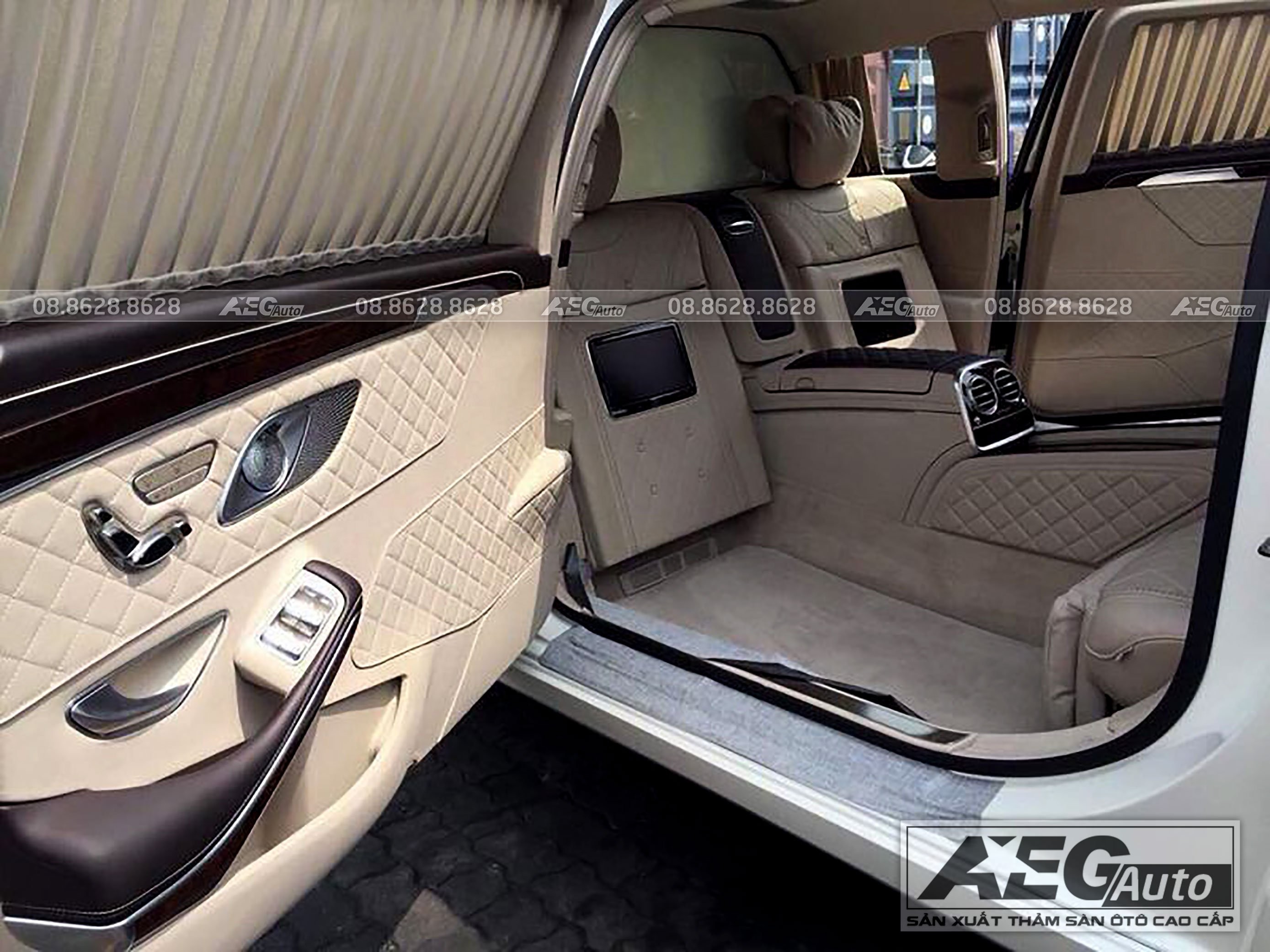 Mercedes-Maybach S600 Pullman khó lòng bỏ qua lót sàn cao cấp được AEGAuto thiết kế chuyên nghiệp