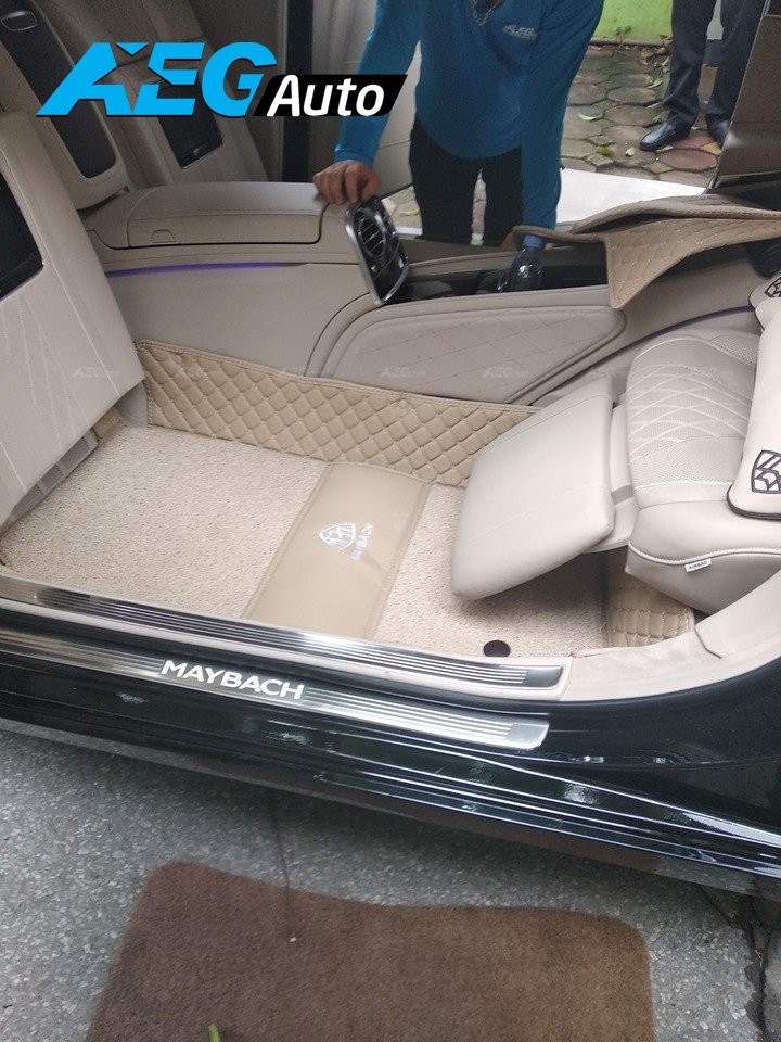 Mercedes-Maybach S600 Pullman khó lòng bỏ qua lót sàn cao cấp được AEGAuto thiết kế chuyên nghiệp