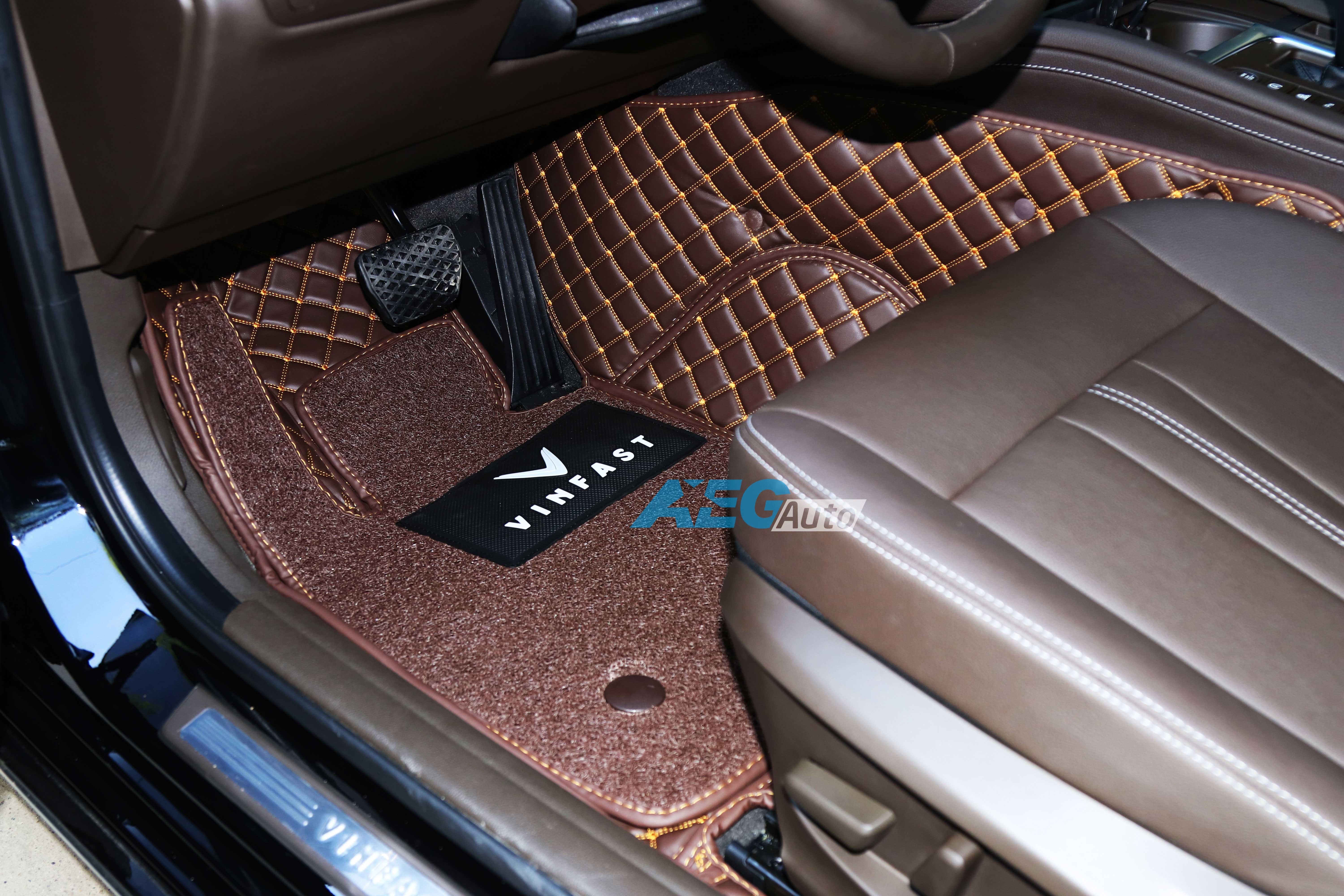 Thảm lót sàn xe Vinfast Lux A 2.0 - Lót Sàn Ô Tô 6D Cao Cấp AEGAuto